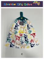 Crochet Top Hand Towel / Tea Towel (Double Thickness) - Farm Animals