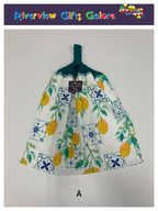 Crochet Top Hand Towel / Tea Towel (Double Thickness) - Mosaics and Lemons