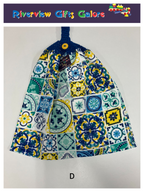Crochet Top Hand Towel / Tea Towel (Double Thickness) - Mosaics