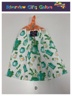 Crochet Top Hand Towel / Tea Towel (Double Thickness) - Glass Jars