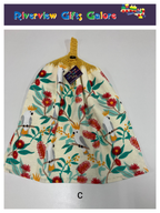 Crochet Top Hand Towel / Tea Towel (Double Thickness) - Yellow Crested Cockatoo & Wattle