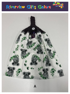 Crochet Top Hand Towel / Tea Towel (Double Thickness) - Koala