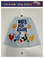 Crochet Top Hand Towel / Tea Towel (Double Thickness) - Boss of the Kitchen