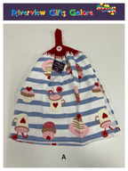 Crochet Top Hand Towel / Tea Towel (Double Thickness) - Sweet Treats B