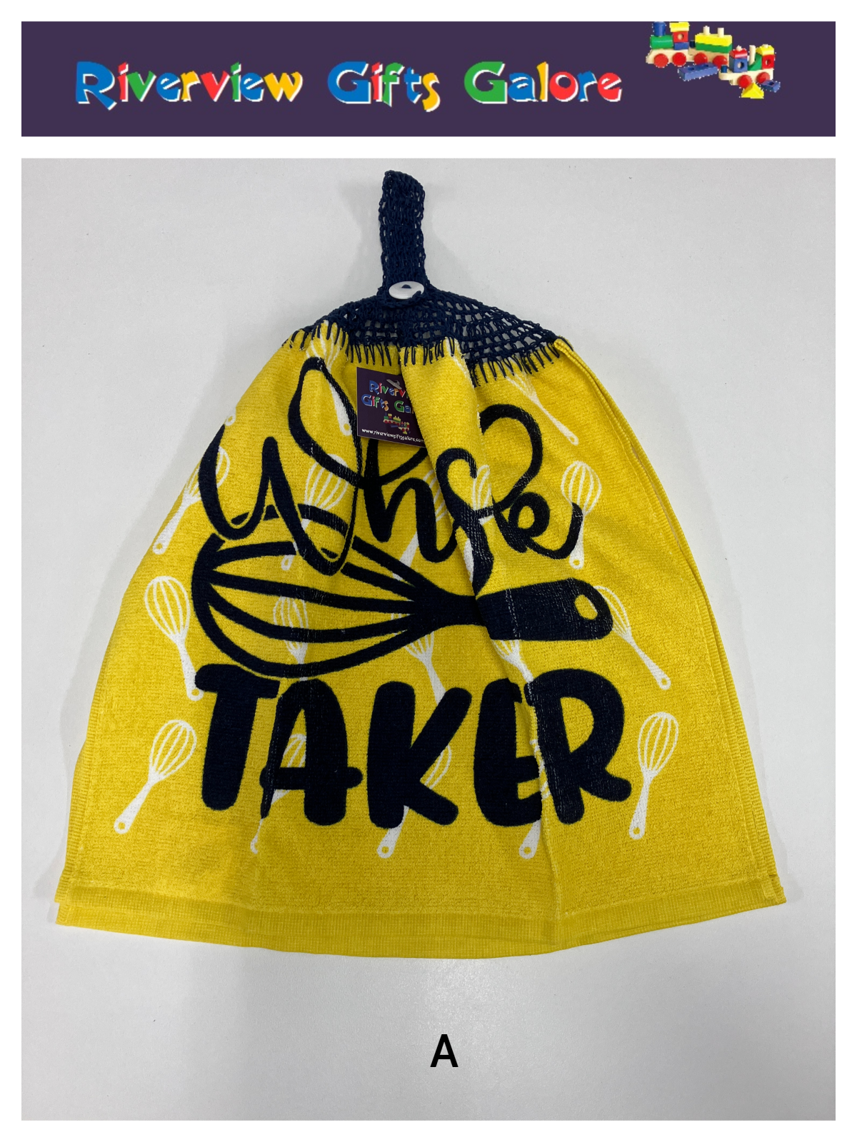 Crochet Top Hand Towel / Tea Towel (Double Thickness) - Whisk Taker