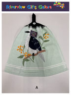 Crochet Top Hand Towel / Tea Towel (Double Thickness) - Kookaburra