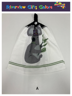 Crochet Top Hand Towel / Tea Towel (Double Thickness) - Koala
