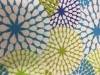 Large Tote Bag – Blue Green Pattern