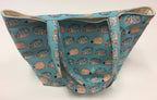 Large Tote Bag – Echidnas Blue