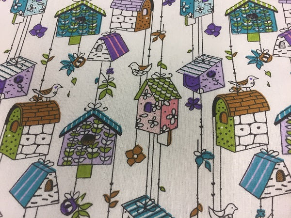 Large Tote Bag – Bird Houses