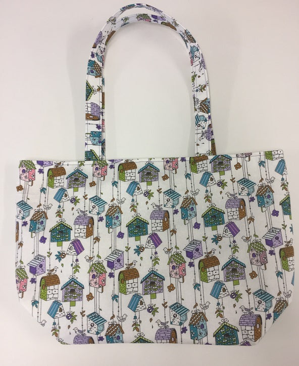 Large Tote Bag – Bird Houses