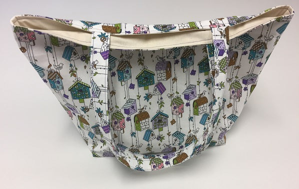 Large Tote Bag – Bird Houses