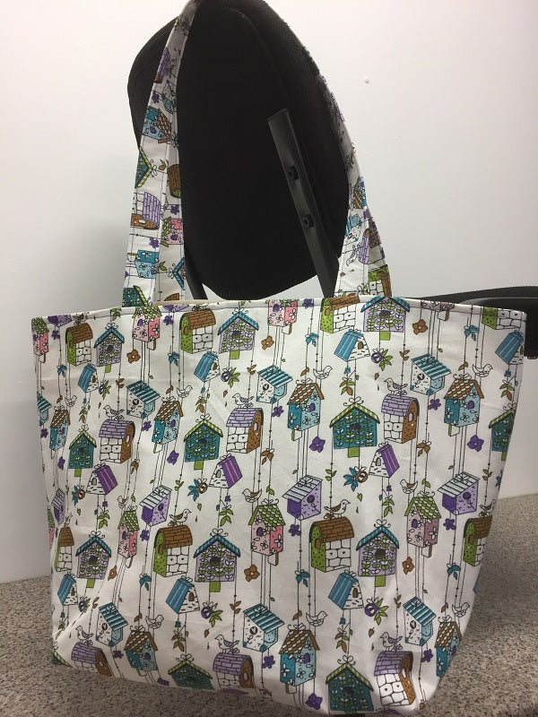 Large Tote Bag – Bird Houses
