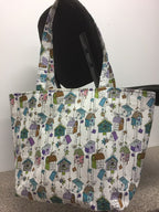 Large Tote Bag – Bird Houses