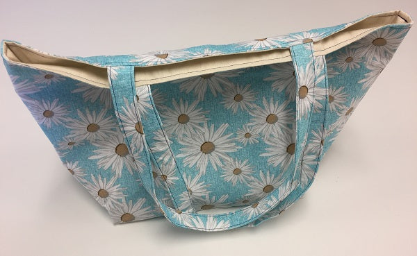Large Tote Bag – Daisy Blue