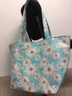 Large Tote Bag – Daisy Blue