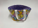 Easter Egg Basket - Egg - Purple Gingham