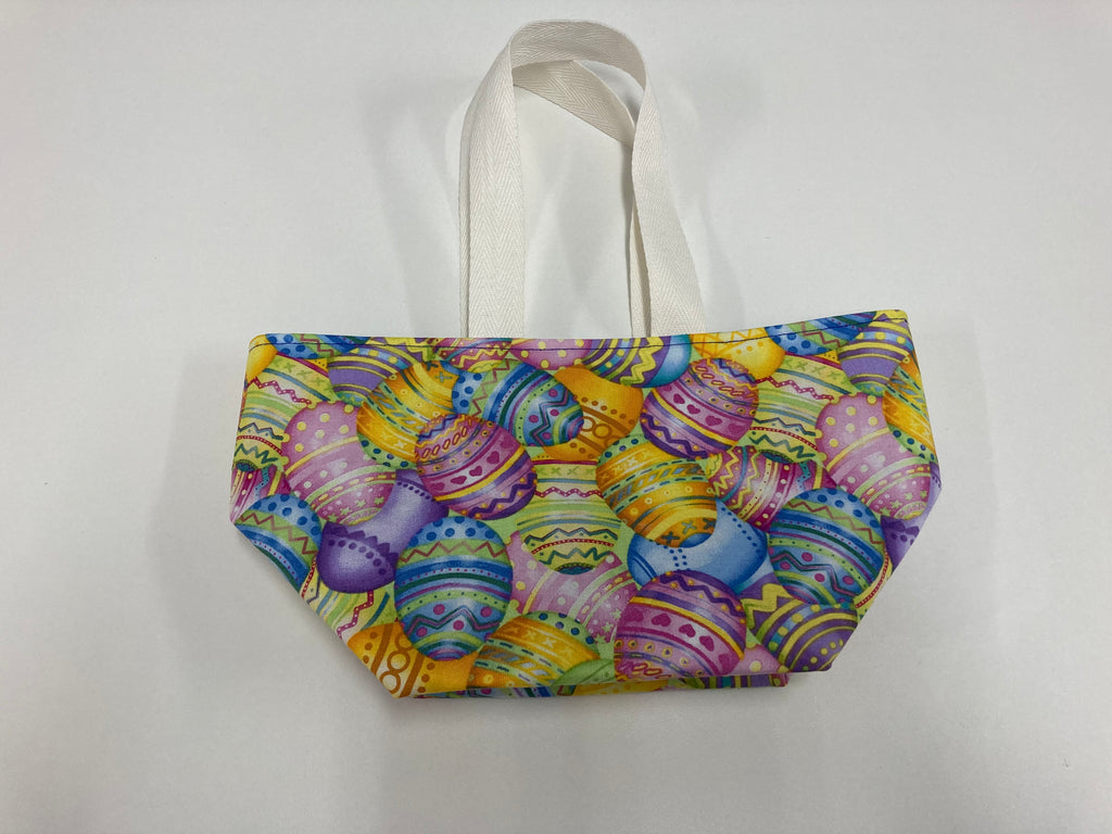 Easter Egg Basket - Egg - Purple Gingham