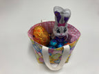 Easter Egg Basket - Egg - Pink Gingham