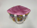 Easter Egg Basket - Egg - Pink Gingham