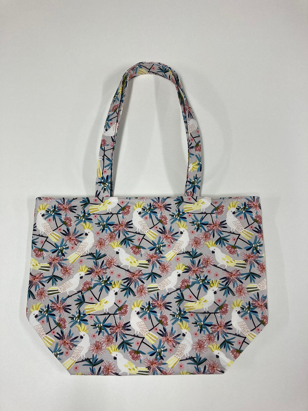 Large Tote Bag – White Cockatoo