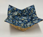 Soup Bowl Reversible Cozy – Yellow & Blue Flowers