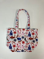 Large Tote Bag – Australian Animals on White