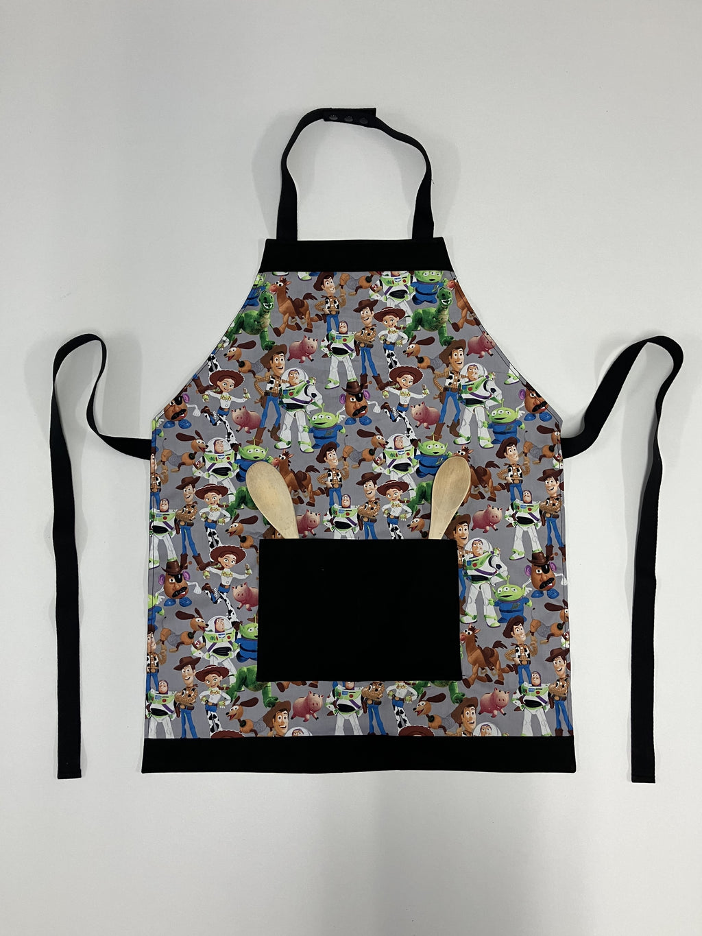 Apron Reversible - Toy Story Grey