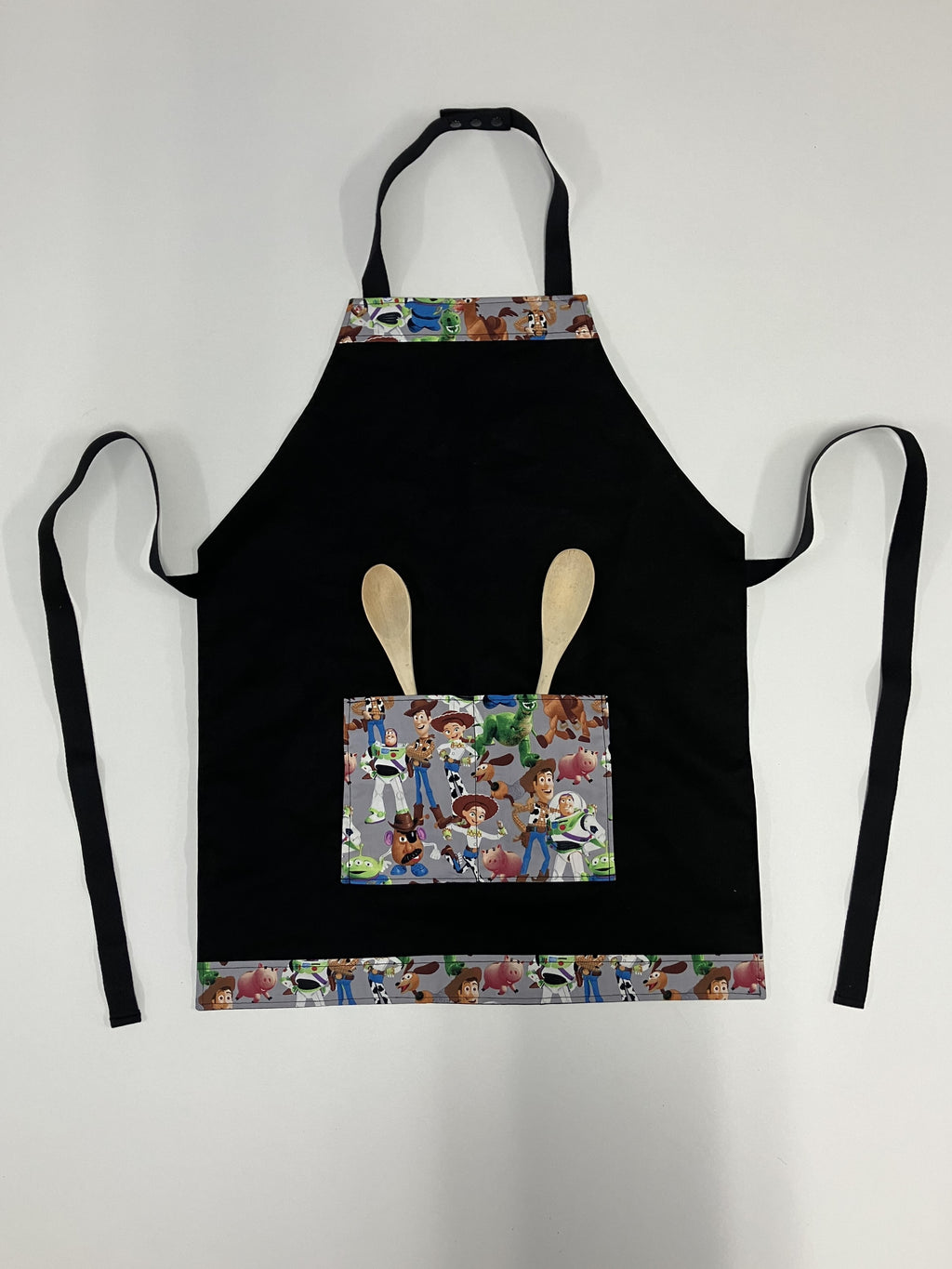 Apron Reversible - Toy Story Grey