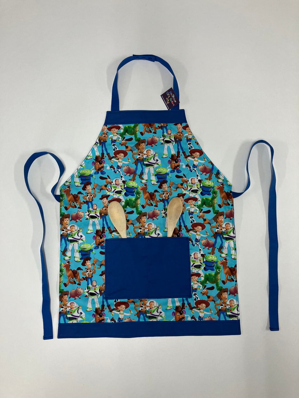Apron Reversible - Toy Story Blue