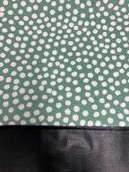 Large Tote Bag with Vinyl Base - Green Spot