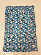 Santa Sack - Large - Snowmen on Blue