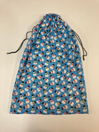 Santa Sack - Large - Snowmen on Blue
