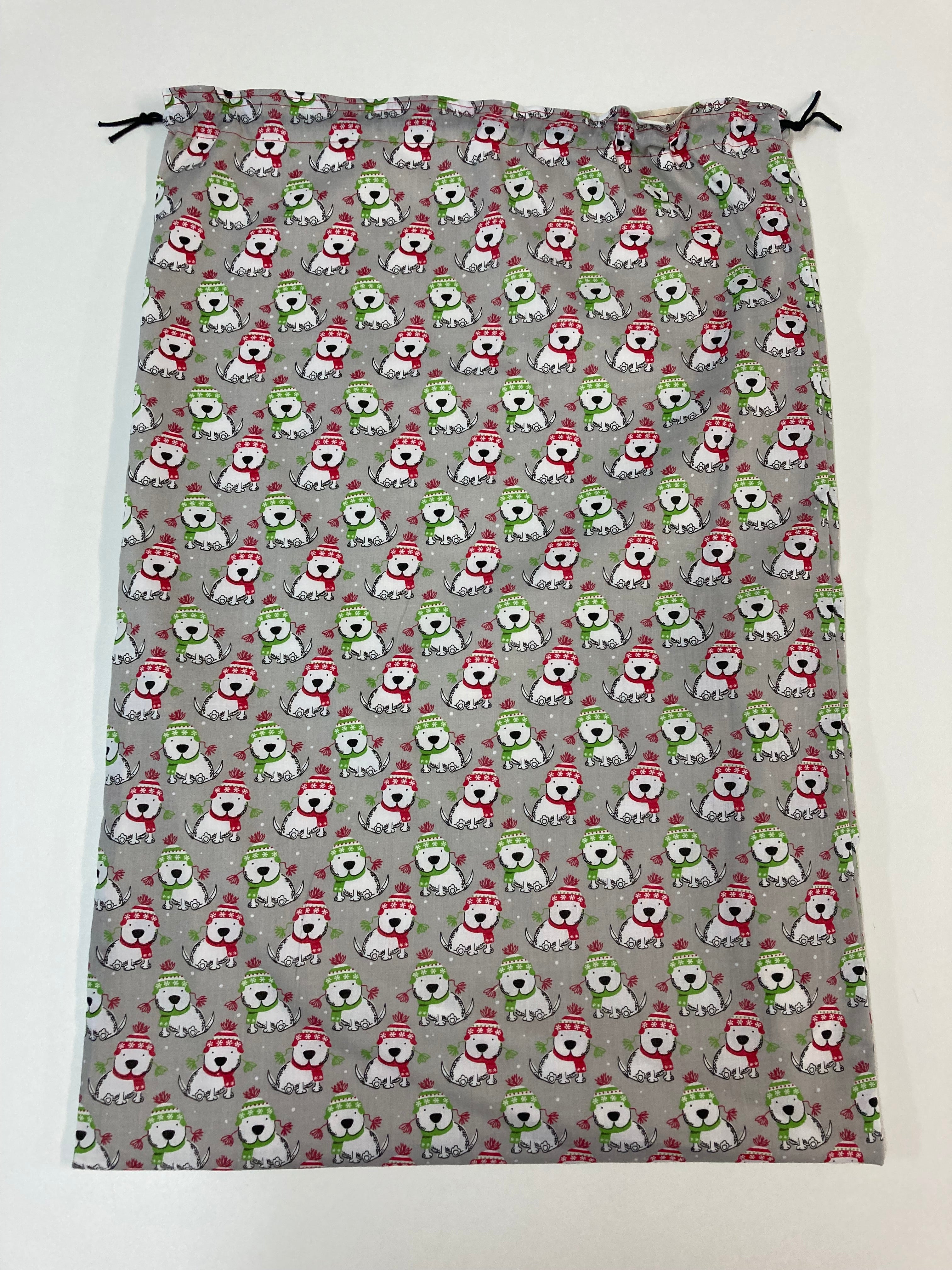 Santa Sack - Large - Christmas Dogs