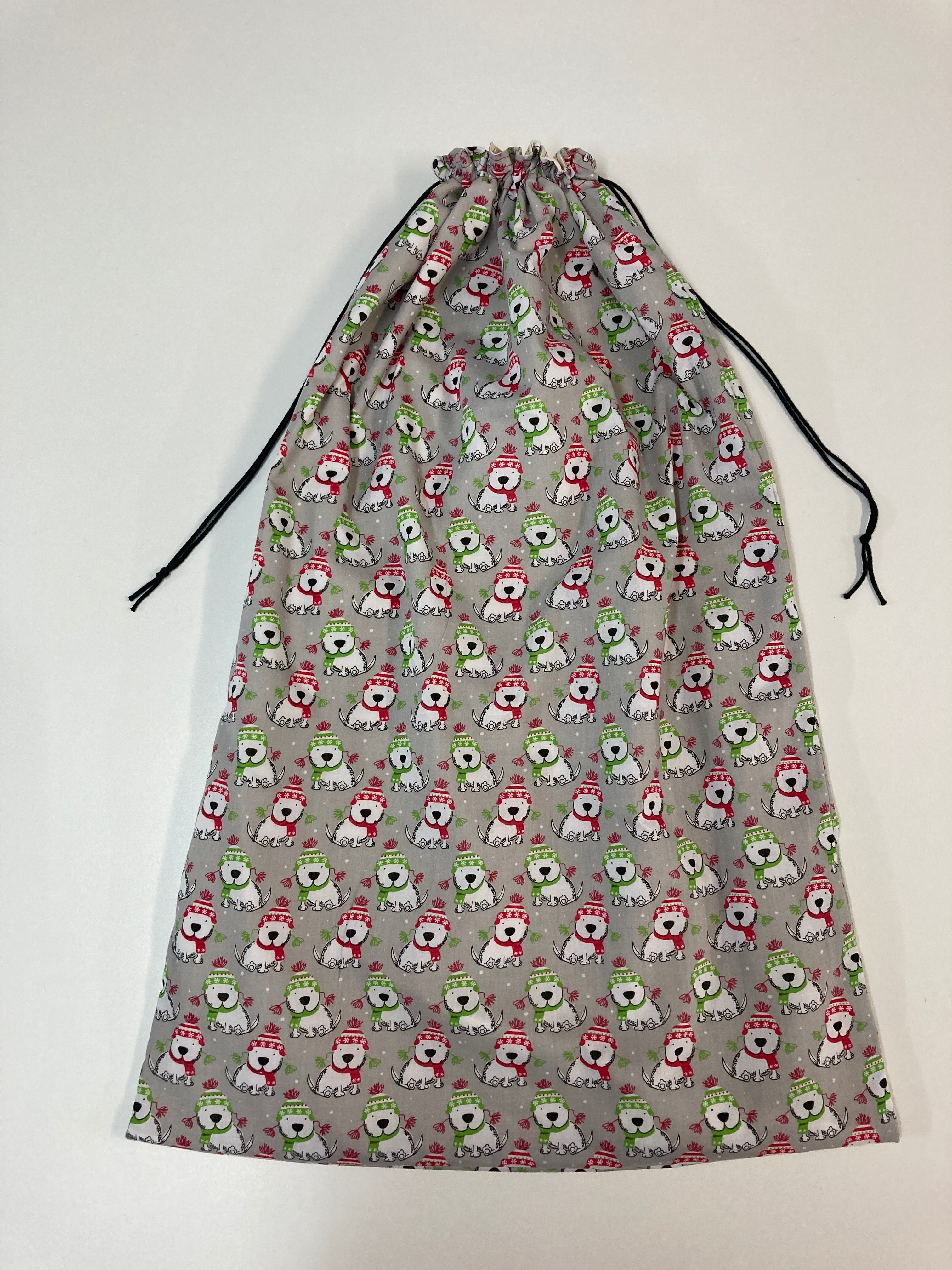 Santa Sack - Large - Christmas Dogs