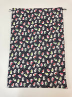 Santa Sack - Large - Snowmen on Dark Grey
