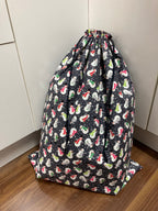 Santa Sack - Large - Snowmen on Dark Grey