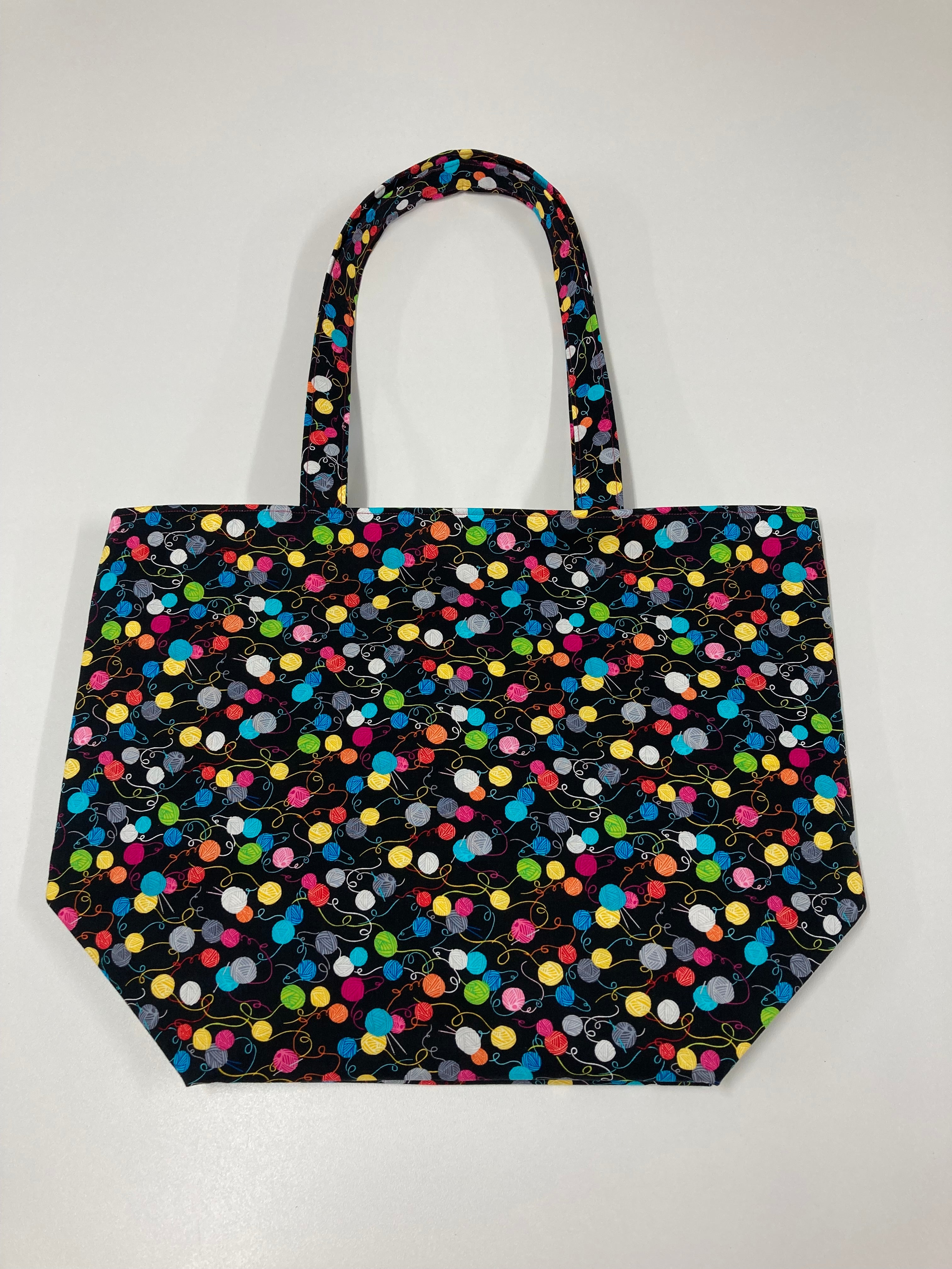 Large Tote Bag – Little Yarn Balls