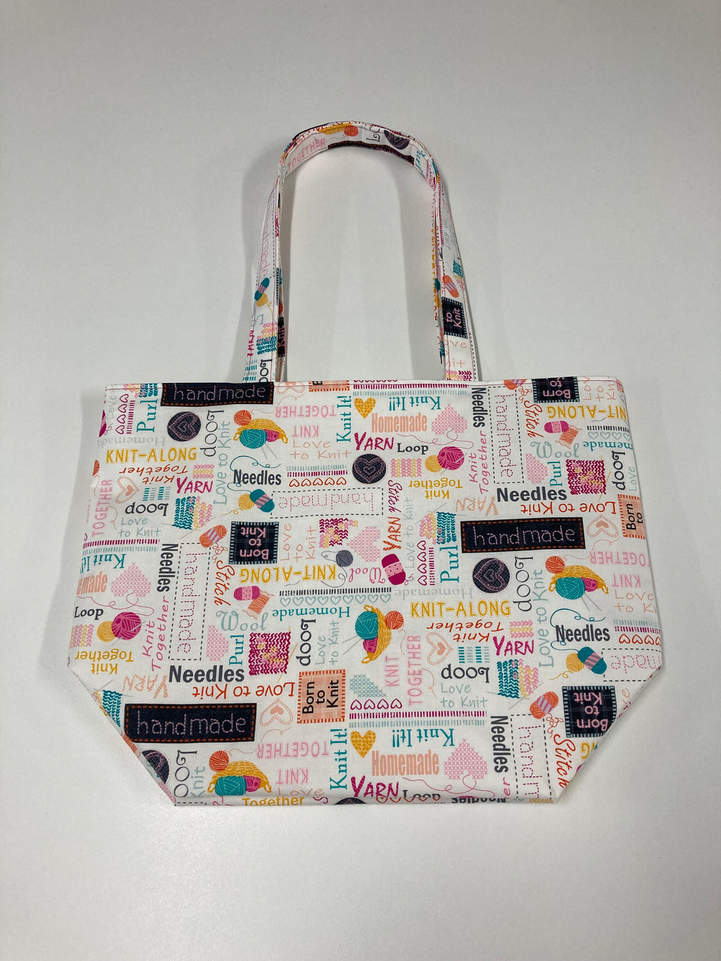 Large Tote Bag – Words to Knit By