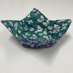 Soup Bowl Reversible Cozy – Butterflies and Flowers