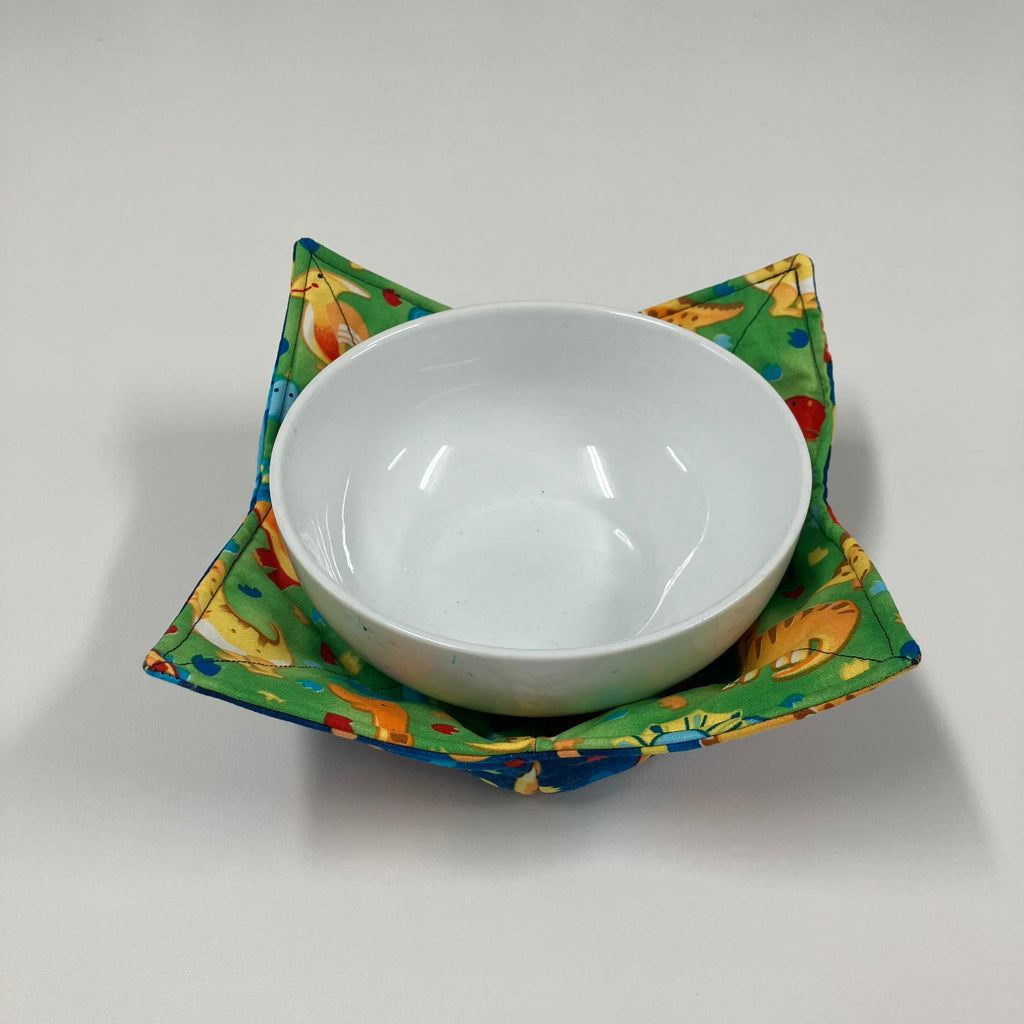 Soup Bowl Reversible Cozy – Dinosaurs