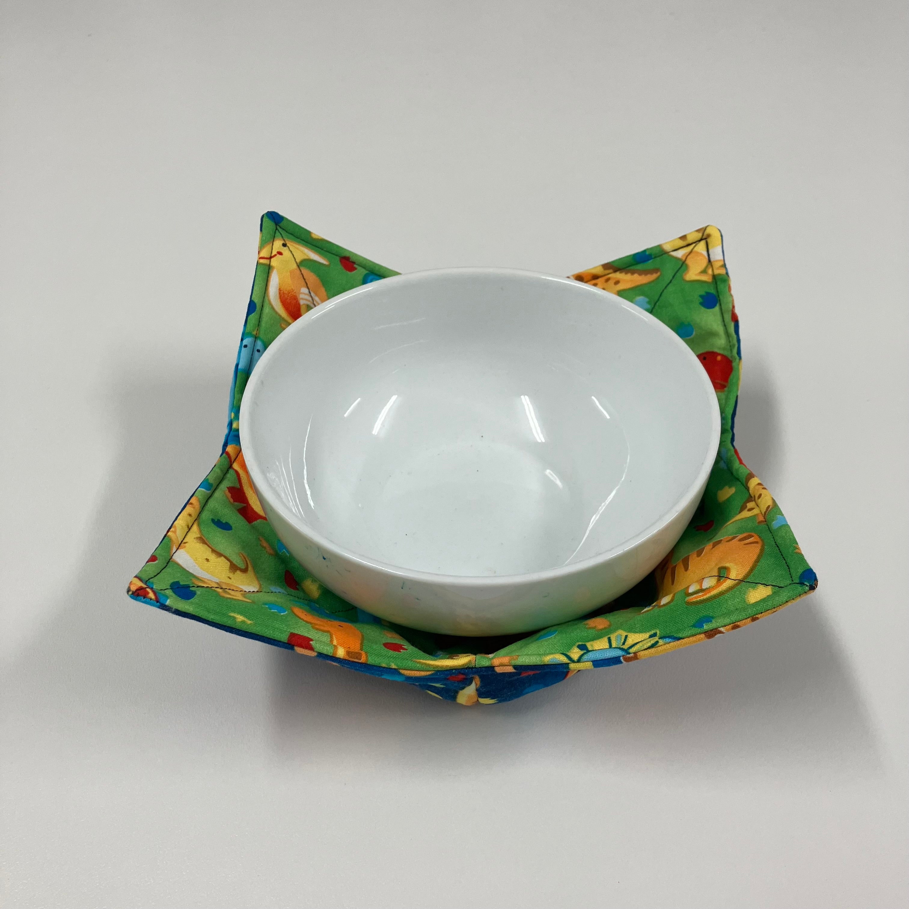 Soup Bowl Reversible Cozy – Dinosaurs