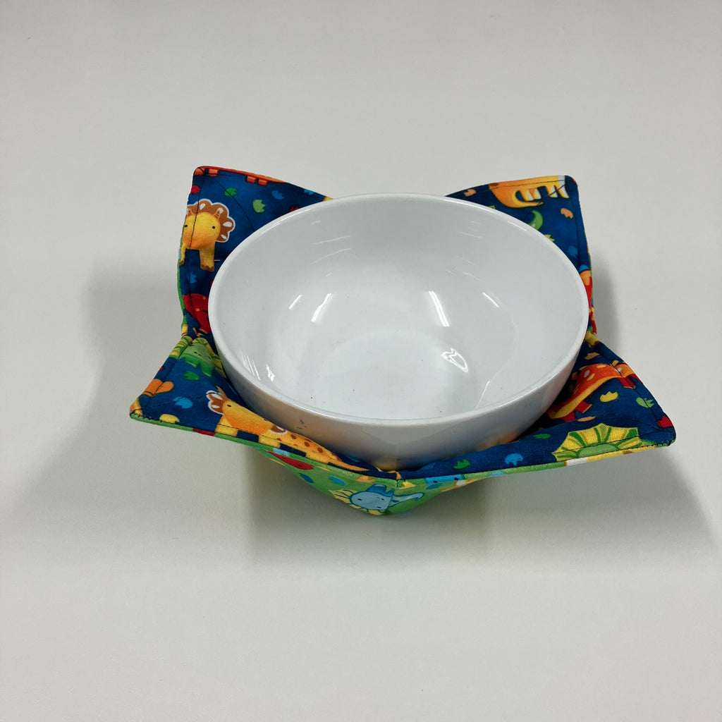 Soup Bowl Reversible Cozy – Dinosaurs