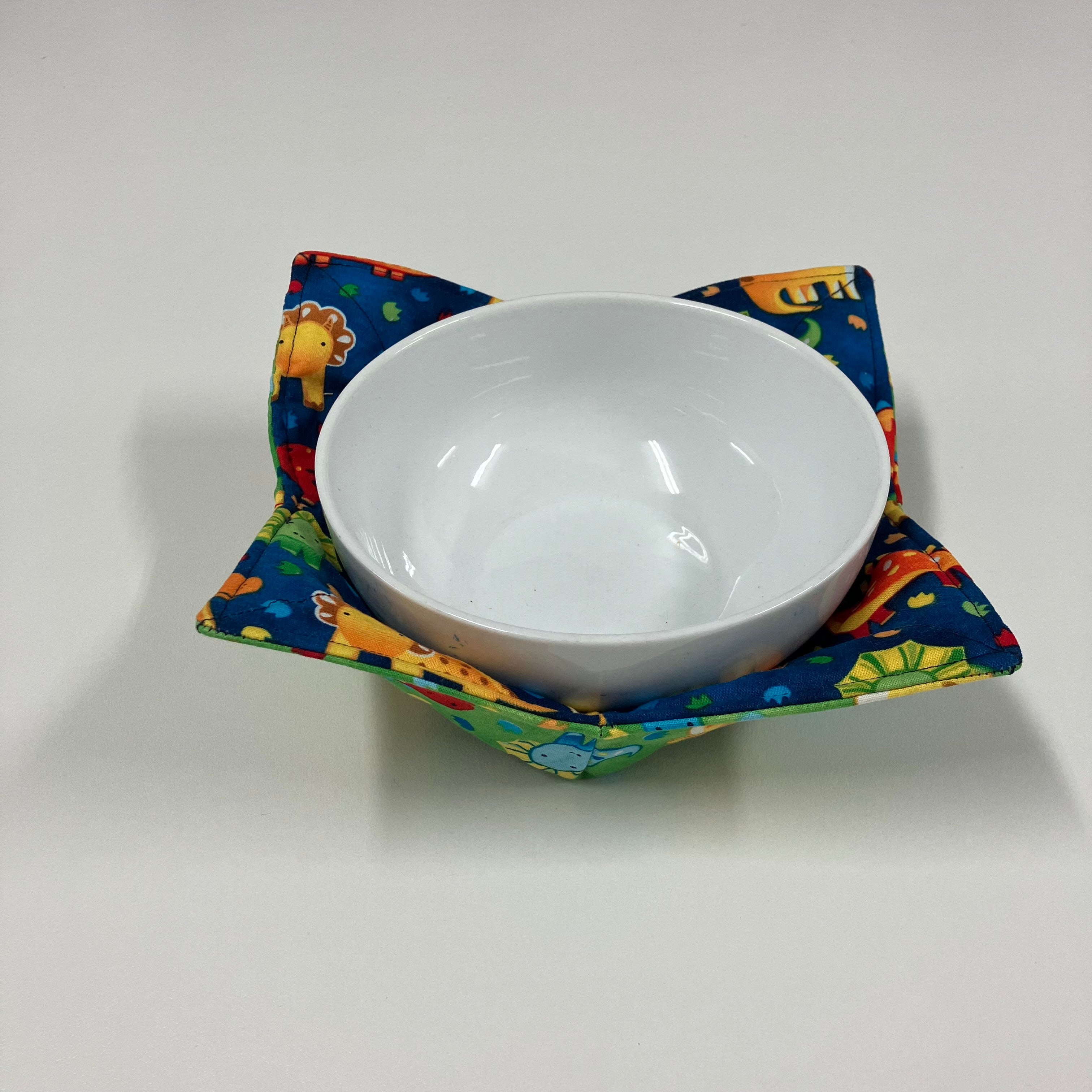 Soup Bowl Reversible Cozy – Dinosaurs