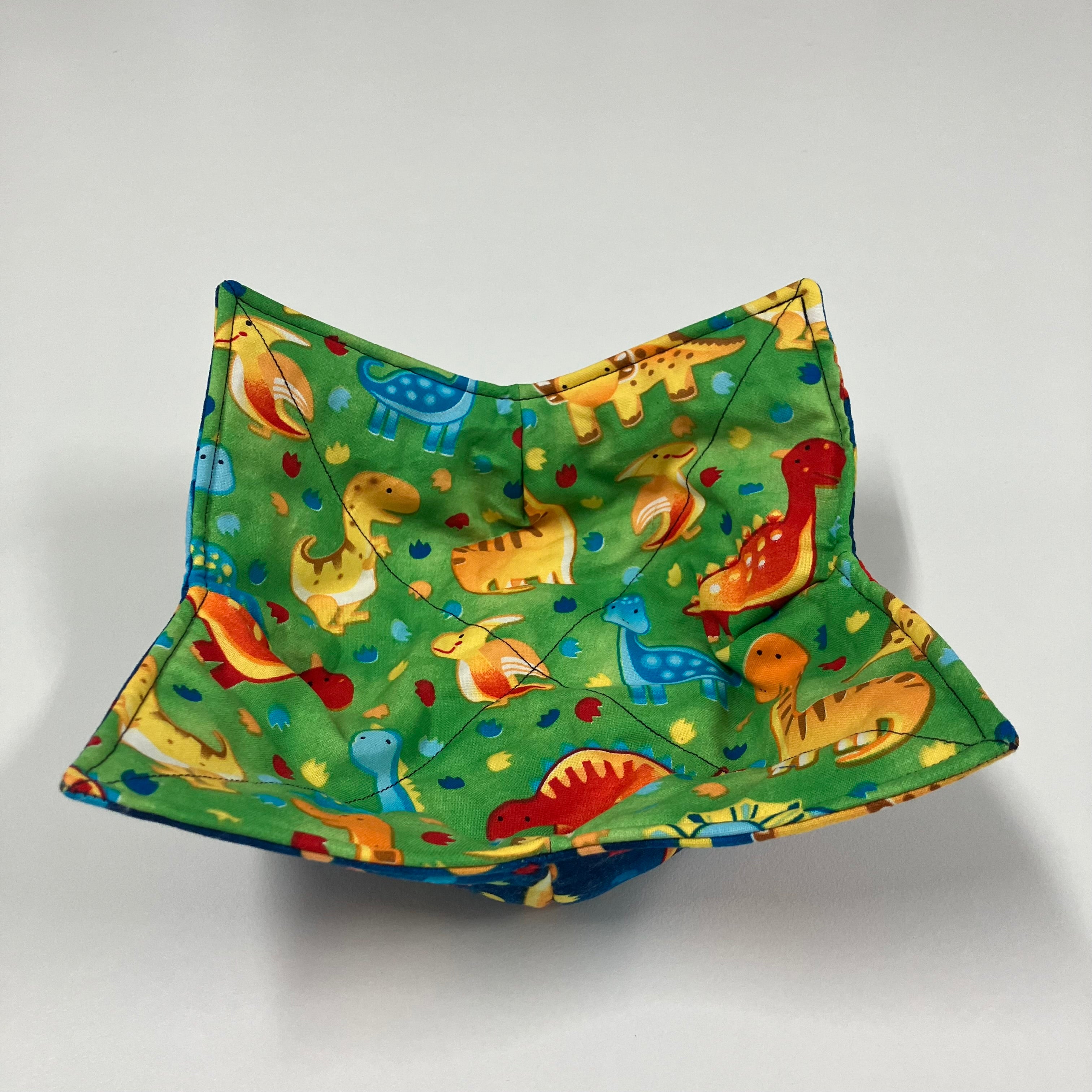 Soup Bowl Reversible Cozy – Dinosaurs