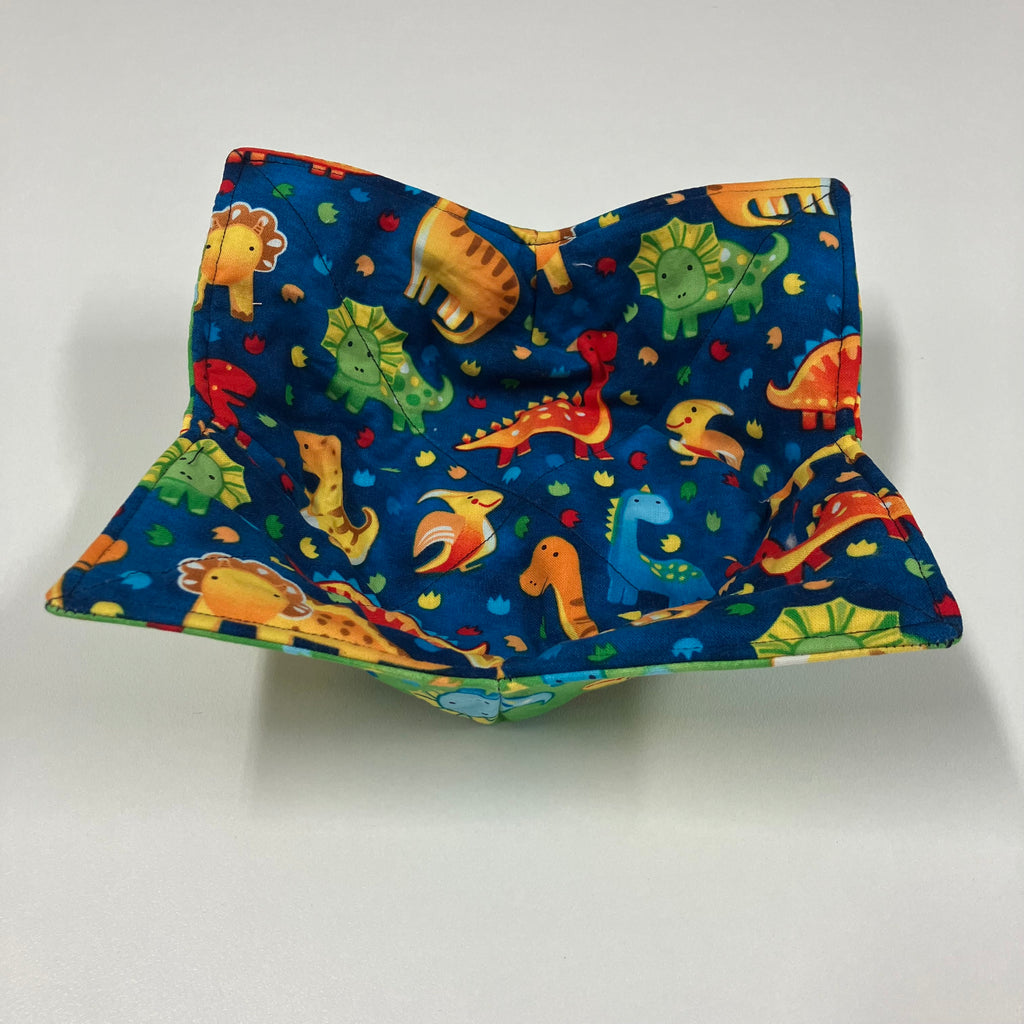 Soup Bowl Reversible Cozy – Dinosaurs