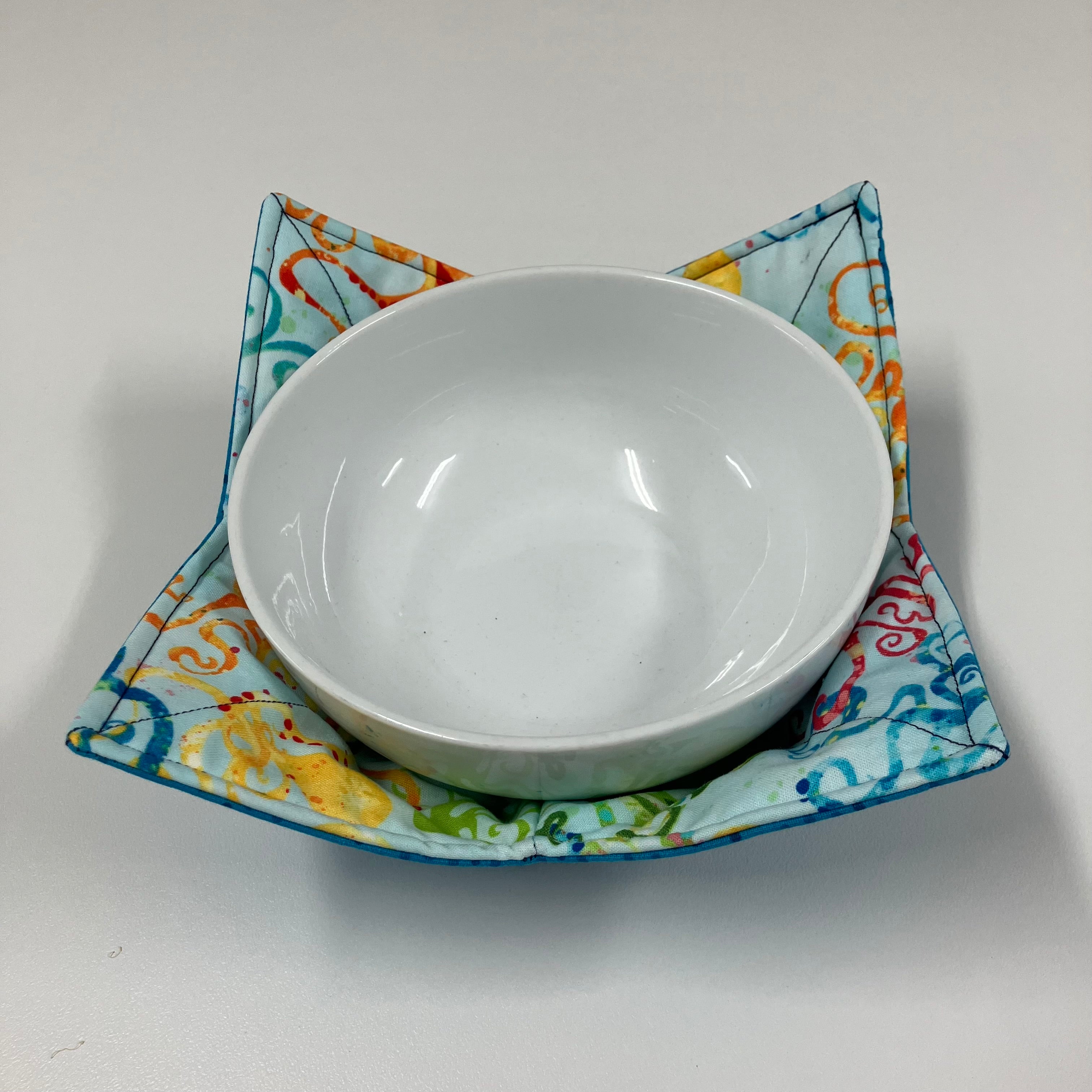 Soup Bowl Reversible Cozy – Octopus and Spots