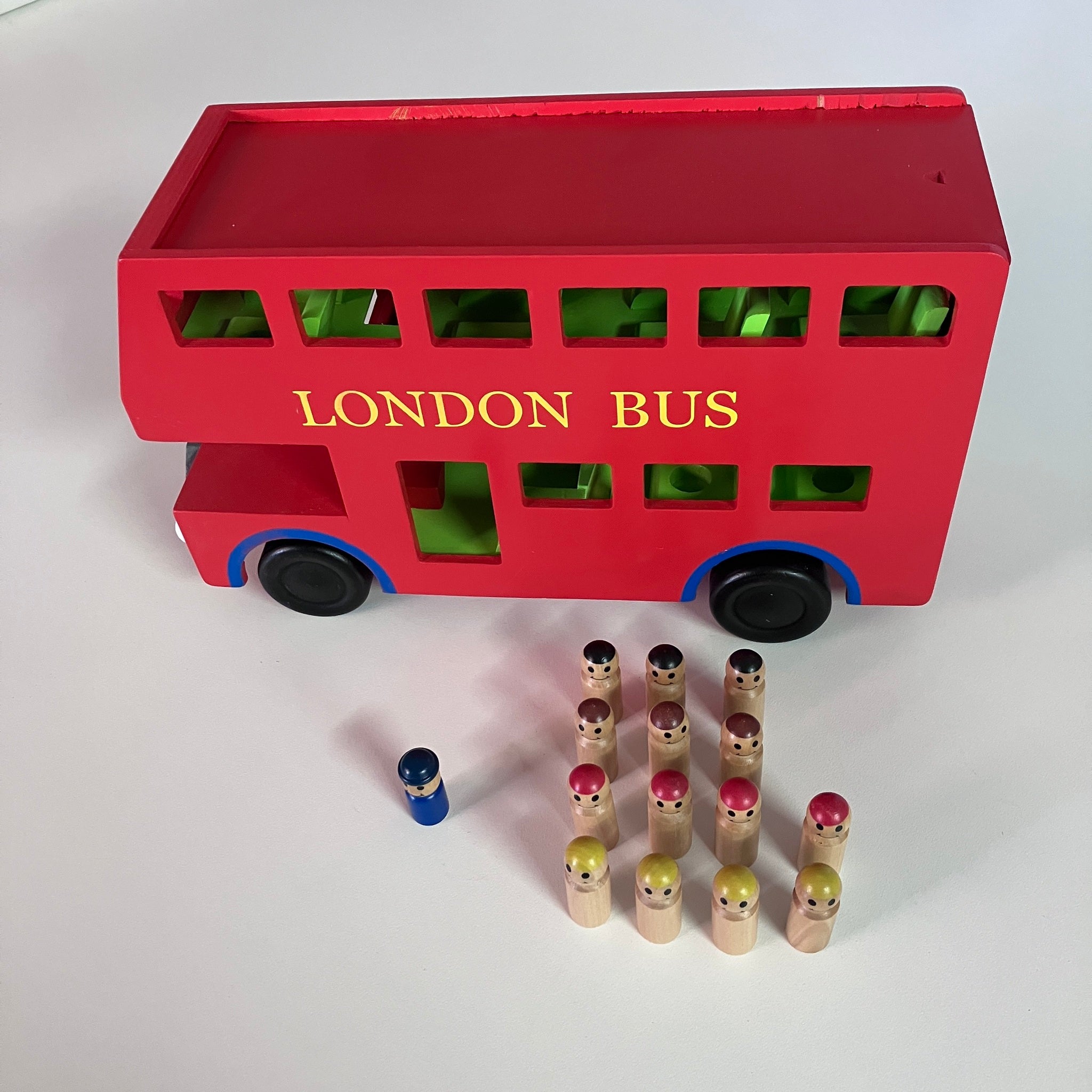 Wooden London Bus