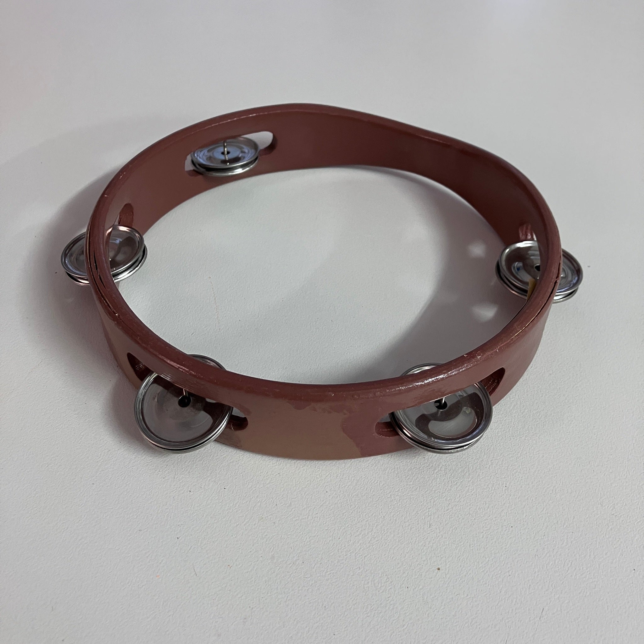 Wooden Tambourine - Brown