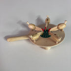 Wooden Pecking Hens Toy